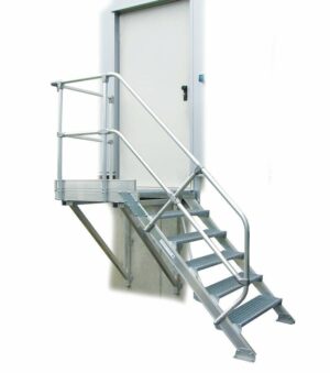 Escalier latéral en aluminium