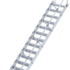 15-stufige Aluminiumtreppe mit Handlauf