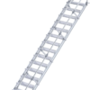 Escalier 16 marches en aluminium avec main courante