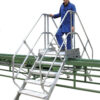 Passages over production lines or conveyors