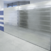Decorative covers of the back and sides of galvanized steel racks
