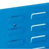 Light blue RAL5012 color walls for boxes