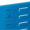 Blaue Wände für Kisten RAL5015