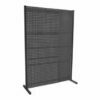 Anthracite-colored frames with 2m anthracite-colored perforated walls for hanging boxes 7