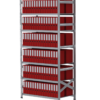 Стелажі архівні двосторонні 2510х600, базовий модуль