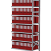 Regały archiwalne dwustronne 2510x600, moduł wtykowy