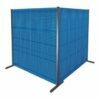 Рамки антрацитового кольору з синіми перфорованими стінками 2 м для підвішування ящиків