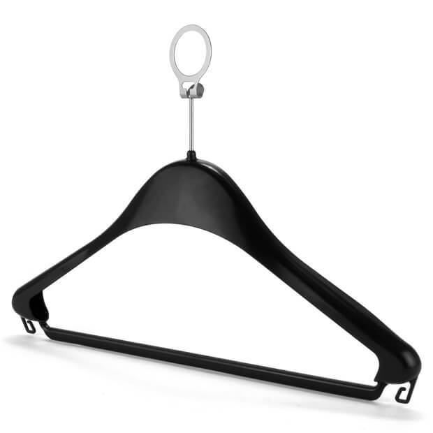 Plastic hangers for hotels