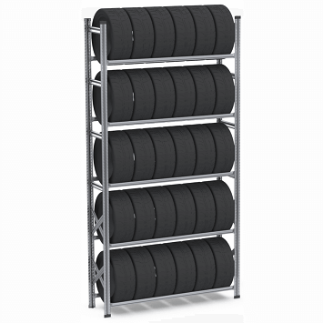 Racks for tires and rims