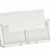 Two-compartment hanging booklet holders 2WA6