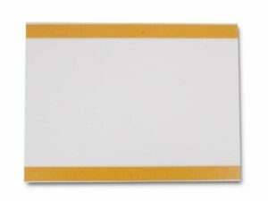 Horizontal adhesive envelopes