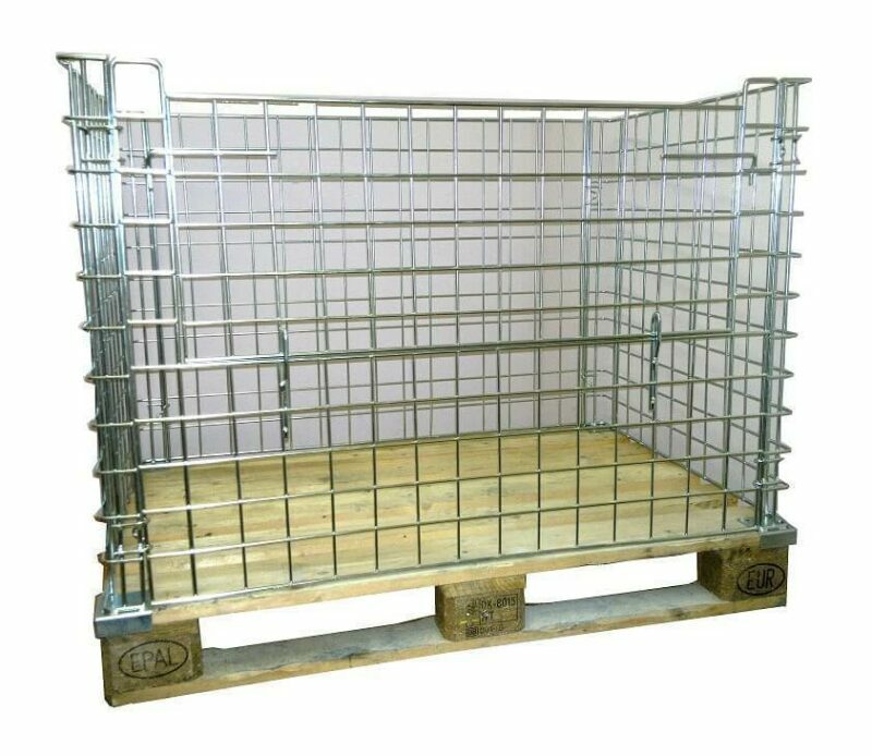 Chrome tray for pallets