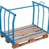 Side liners for pallets, blue RAL5012 color