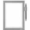 Silver-colored frames for marking cleaning schedules, A5 format