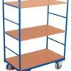 High platform carts with three shelves