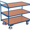Light carts for workbenches with three shelves