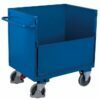 Metal carts for containers