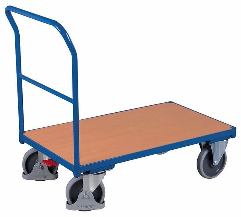 Blue platform strollers