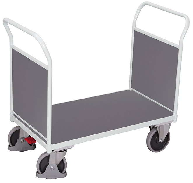 Platform carts with two closed handles
