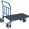 Sliding platform carts with moisture-resistant plywood platform