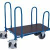 Sliding platform trolleys with 4 handles in the corners