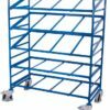 Carts with five shelves for boxes
