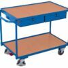 Carts with 2 shelves and drawers