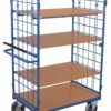 Trolleys with automatic, manual brake