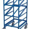 Carts for three EURO 600x400mm boxes with tilting shelves