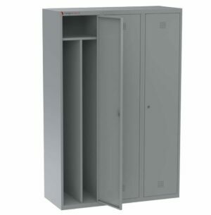 120 cm wide, three-compartment wardrobes with partitions