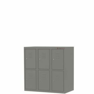 6-compartment low storage cabinets