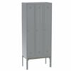 900x490x1800mm three-door wardrobes with a pull-out bench