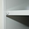 Rubber support for cabinet doors