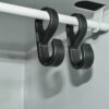 Plastic hooks for clothes