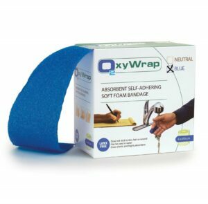 Bandage Oxy Wrap, zils 6cm x 4,5m
