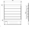 Dimensions of MD1900 refrigeration walls