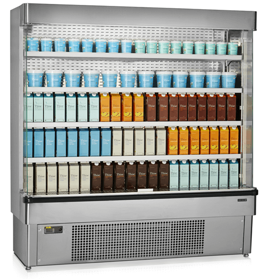 Refrigeration walls MD1900X with a stainless steel body