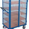 Net trolleys with lever handle