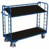Carts with two shelves with non-slip coating