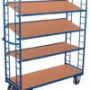 Carts with four shelves