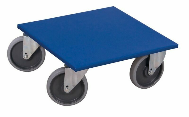 60x60cm furniture carts with non-slip coating, with thermoplastic rubber wheels