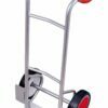 Aluminum trolleys with two wheels, rubber wheels