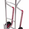 Aluminum trolleys with puncture-proof wheels