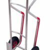 Aluminum trolleys with sliding supports and inflatable wheels