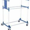Protection for the frames of trolleys and tire stands