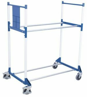 Protection for the frames of trolleys and tire stands