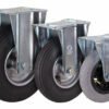Fixed inflatable wheels for wheelchairs