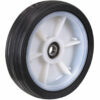 Solid rubber wheels