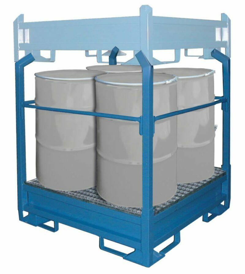 Behälter für Fässer mit 230l-Behältern
