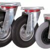 Rotating inflatable wheels